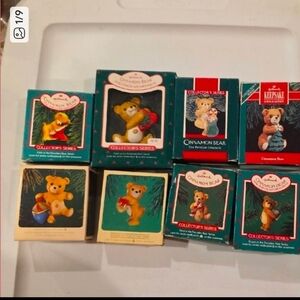 Complete Set Of Hallmark Collectors Series "Cinnamon Bears" Set
